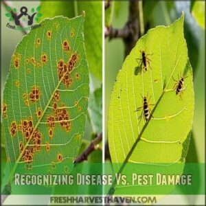 Recognizing Disease Vs. Pest Damage