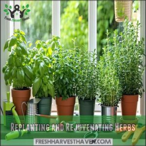 Replanting and Rejuvenating Herbs