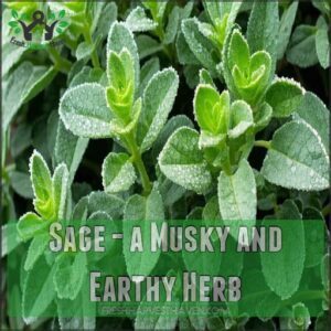 Sage - a Musky and Earthy Herb