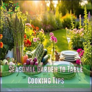 Seasonal Garden to Table Cooking Tips