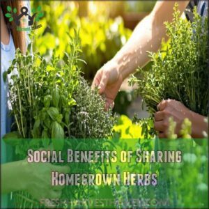 Social Benefits of Sharing Homegrown Herbs