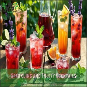 Sparkling and Fruity Cocktails