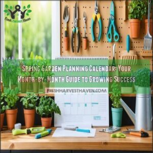 spring garden planning calendar