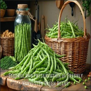 Storage and Preservation of Freshly Harvested Green Beans