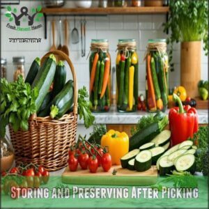 Storing and Preserving After Picking