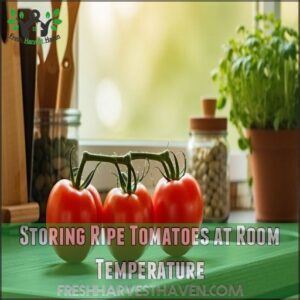 Storing Ripe Tomatoes at Room Temperature