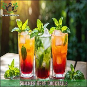 Summer Herb Cocktails