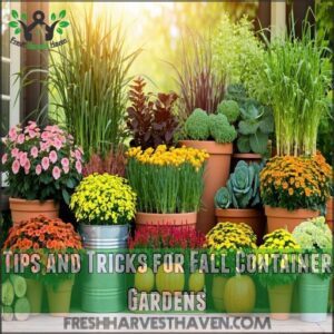 Tips and Tricks for Fall Container Gardens