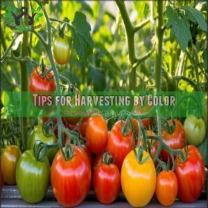 Tips for Harvesting by Color