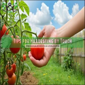 Tips for Harvesting by Touch