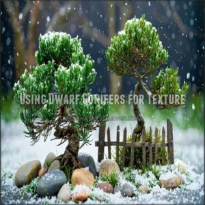 Using Dwarf Conifers for Texture