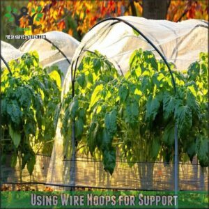 Using Wire Hoops for Support