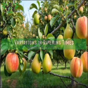 Variations in Ripening Times