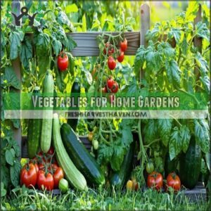 Vegetables for Home Gardens