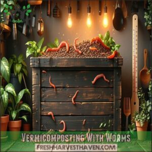 Vermicomposting With Worms