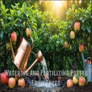 Watering and Fertilizing Potted Fruit Trees