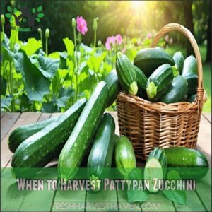 When to Harvest Pattypan Zucchini