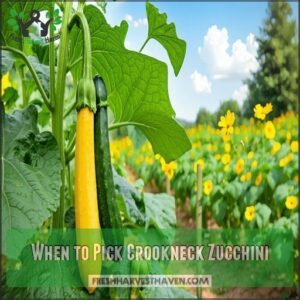 When to Pick Crookneck Zucchini