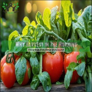 Why Harvest in The Morning