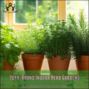 Year-Round Indoor Herb Gardens