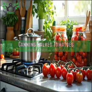 Canning Halved Tomatoes