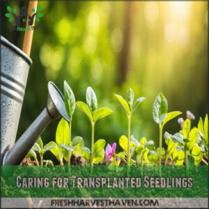 Caring for Transplanted Seedlings