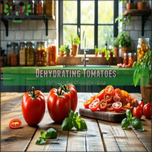 Dehydrating Tomatoes