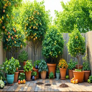 Dwarf Fruit Trees for Containers