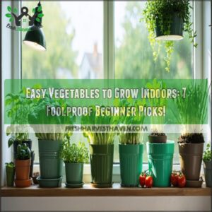 easy vegetables to grow for beginners indoors