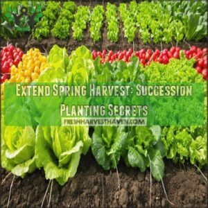 extend spring harvest with succession planting