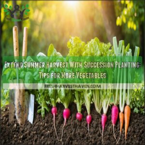 extend summer harvest with succession planting