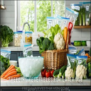 Freezing Vegetables for Later Use