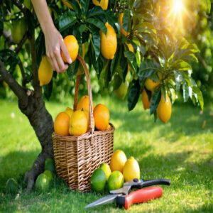 Harvesting Citrus Fruits