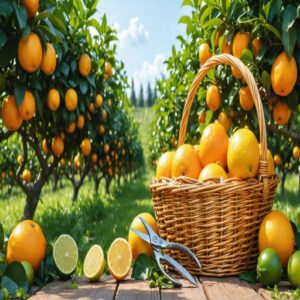 harvesting citrus fruits easily