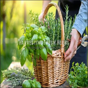 Harvesting Fresh Herbs