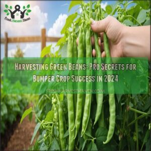 harvesting green beans tips