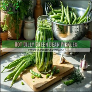 Hot Dilly Green Bean Pickles