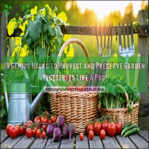 how to harvest and preserve garden vegetables