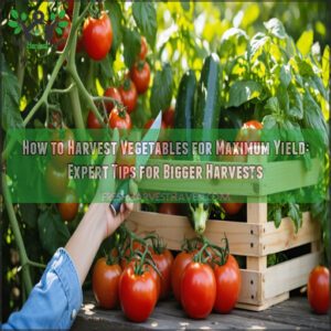 how to harvest vegetables for maximum yield