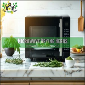 Microwave Drying Herbs