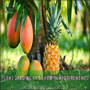 Plant Spacing and Growth Requirements