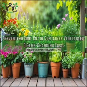 preventing root rot container vegetables