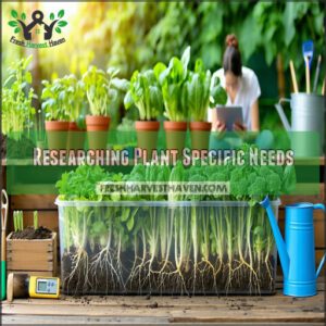 Researching Plant Specific Needs