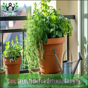 Soil Selection for Optimal Growth