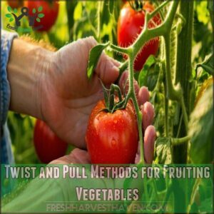 Twist and Pull Methods for Fruiting Vegetables