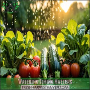 Watering Timing Matters