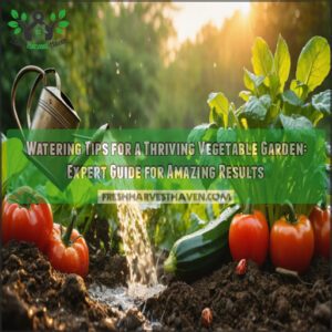 watering tips for a thriving vegetable garden