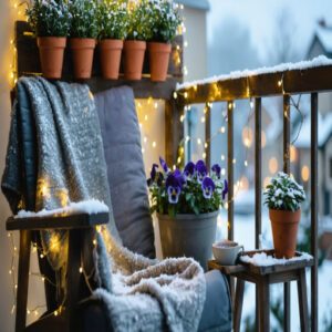 winter gardening tips for apartment balconies