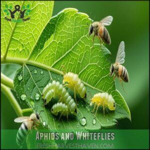 Aphids and Whiteflies