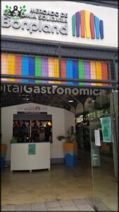 arafal gastronomic is located in a building with a colorful sign